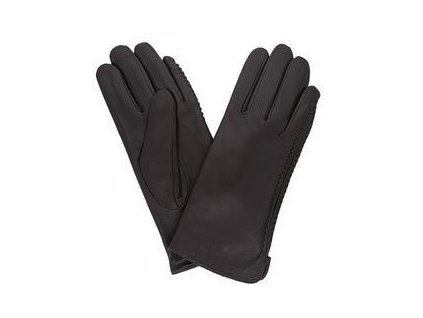 Dámské kožené rukavice tmavě hnědé PRIUS 4002