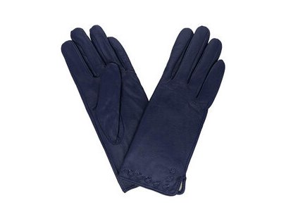 Dámské kožené rukavice modré PRIUS 4000