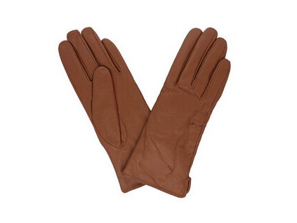 Dámské kožené rukavice  hnědé PRIUS B664