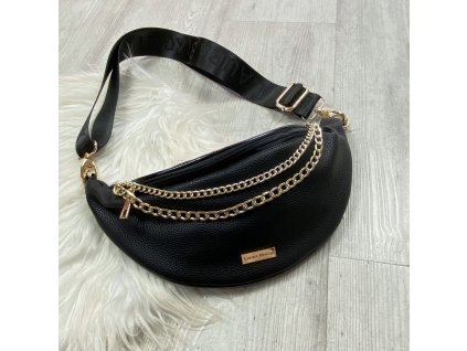 Kabelka crossbody Laura Biaggi X2022 černá