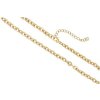 Řetízek z oceli zlatá (500 + 30 x 5 mm) I214