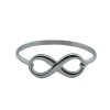 Náramek stříbrný z oceli INFINITY L468