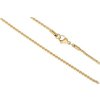 Řetízek z oceli zlatá (L: 450mm) I230