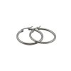 Náušnice kruhy stříbrné z oceli J365