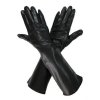 Dámské kožené rukavice dlouhé černé PRIUS