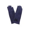 Dámské rukavice modrá s mašličkou PRIUS