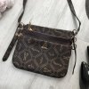 Crossbody kabelka hnědá třídílná ESLEE X576