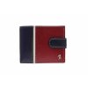 Pánská kožená peněženka ROVICKY modro - červená U344 s RFID