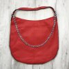 Kabelka shopper Co & Coo X807 červená s řetízkem