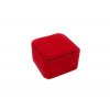 Dárková krabička sametová 70x70x41 mm, červená