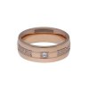 Obroučka se zirkony z oceli rose gold M288