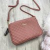 Kabelka crossbody GUESS ELLEN FLAP sytě růžová