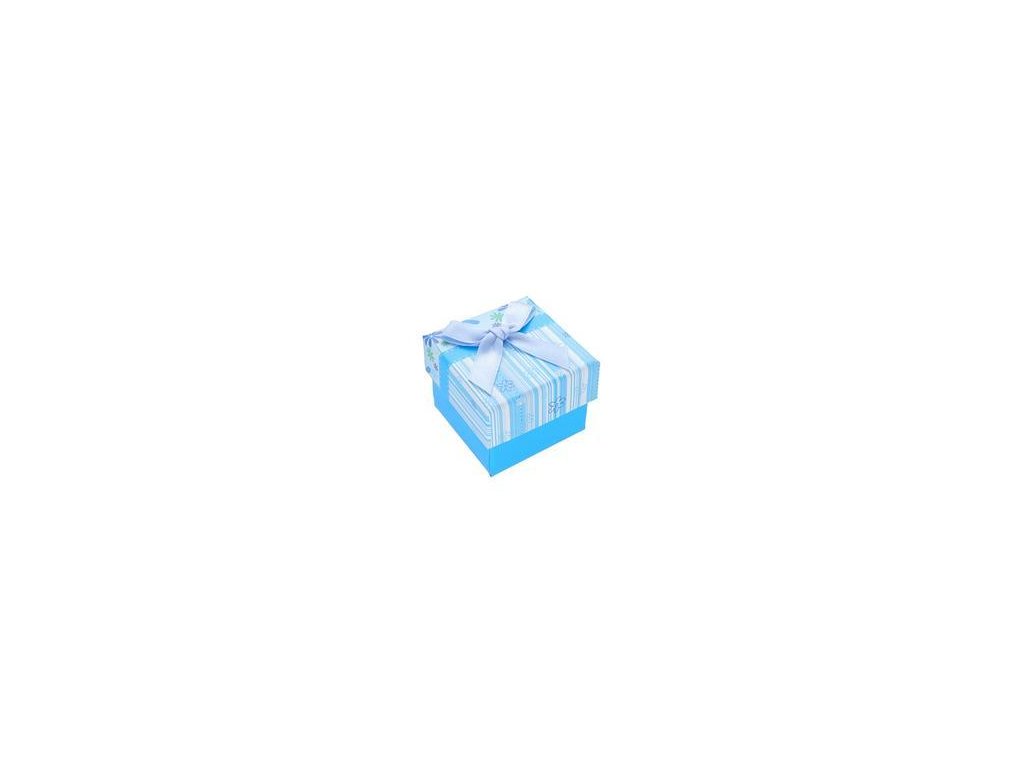 Darčeková krabička papierová 48x48x40 mm, modrá