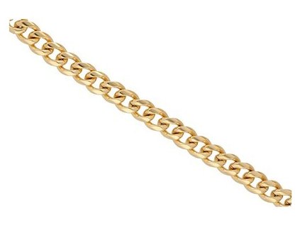 Retiazka z chirurgickej ocele zlatá (L:550mm) B181