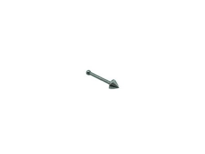 Piercing do nosa z ocele strieborný D221