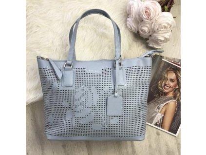 Kabelka shopper svetlo modrá MONNARI X332