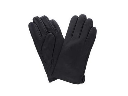 Pánske kožené rukavice čierne PRIUS RSM-005