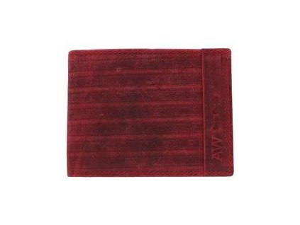 Pánska kožená peňaženka WILD červená matná U239