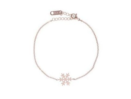 Náramok VLOČKA rose gold z chirurgickej ocele