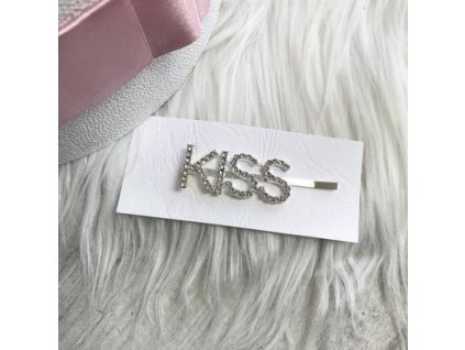 Sponka do vlasov KISS s kamienkami (SP40)