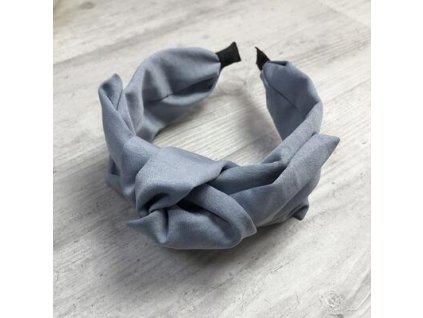 Čelenka šedá s mašľou (SP76)