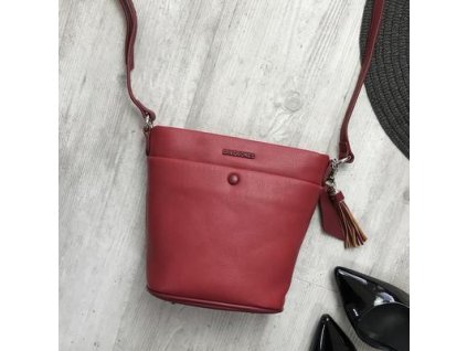 Dámska crossbody kabelka červená David Jones X531