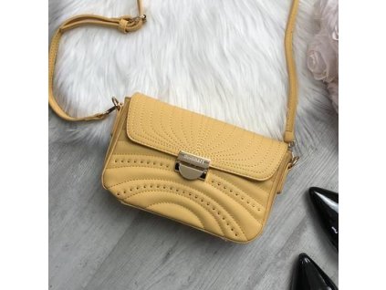 Dámska crossbody kabelka žltá MONNARI X585