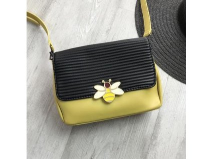 Crossbody kabelka žlto - čierna G. PASQUIER X583