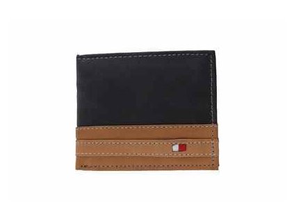 Pánska kožená peňaženka WILD čierno hnedá U332