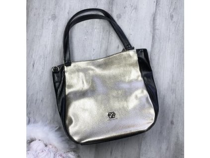 Kabelka shopper EGO X808 čierno zlatá