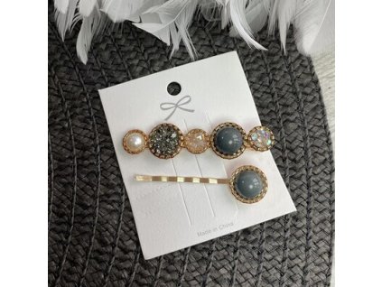 Sada sponiek do vlasov zlatá (SP116)