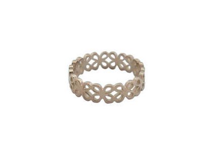 Prsteň z ocele rose gold M224