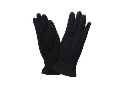 Dámske rukavice čierne s prešívaním PRIUS P709