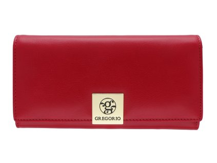 Dámska kožená peňaženka GREGORIO GS-100 červená