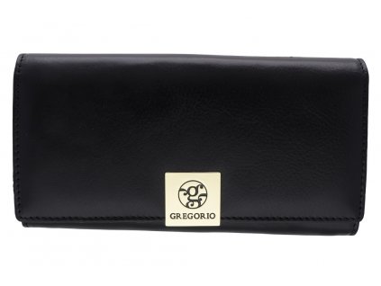 Dámska kožená peňaženka GREGORIO GS-106 čierna