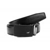 Pánsky kožený opasok čierny Pierre Cardin 542HY 02