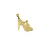 Prívesok zlatý z chirurgickej ocele TOPÁNKA F362