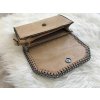Dámska kabelka béžová crossbody s retiazkou V005