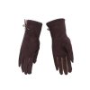 Dámske rukavice hnedé s mašličkou PRIUS