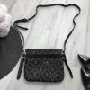Crossbody kabelka čierna trojdielna ESLEE X577