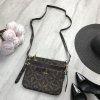 Crossbody kabelka hnedá trojdielna ESLEE X576