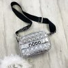 Crossbody kabelka NOBO X942 strieborná