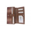 Dámska kožená peňaženka PATRIZIA PIU hnedá FF102