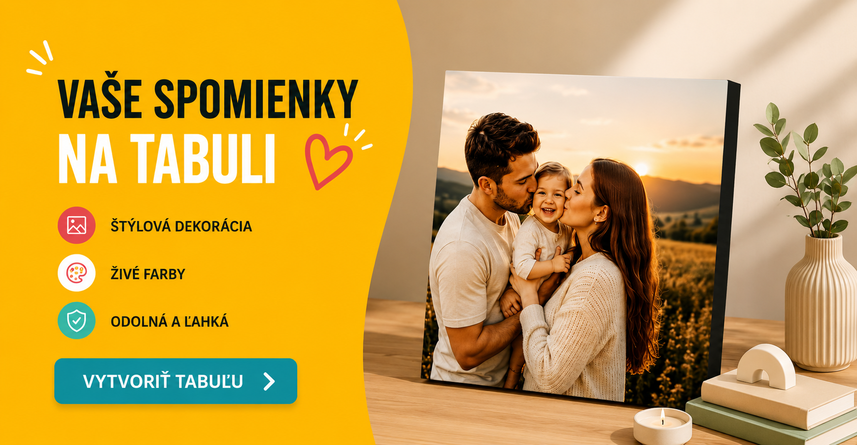 Fotoobraz z vlastnej fotografie na kvalitnom plátne