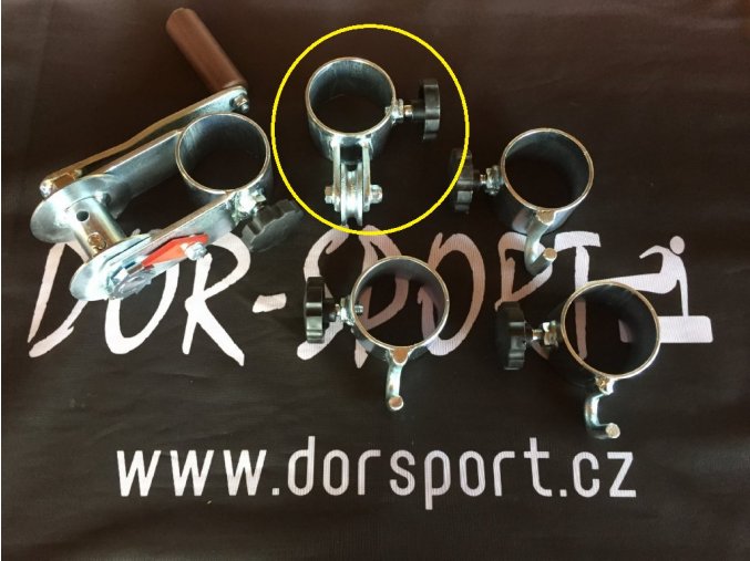 Objímka na volejbal DOR-SPORT s kolečkem  - venkovní, 63 mm