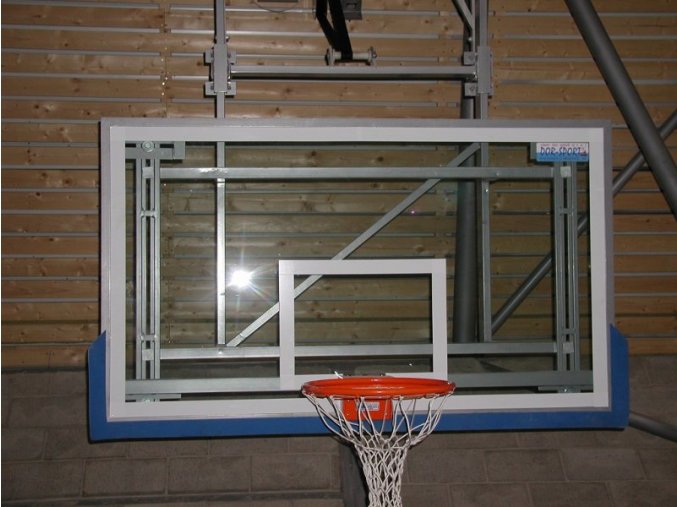 Basketbalová deska DOR-SPORT LIGA 1800x1050 mm, vnitřní, sklo