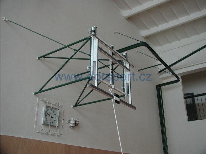 Mechanismus pro plynulou regulaci výšky basketbalové desky DOR-SPORT pro desky 1800x1050 mm