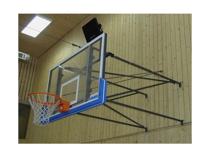 Konstrukce pro basketbal DOR-SPORT, pevná, vysazení 1650-3500 mm