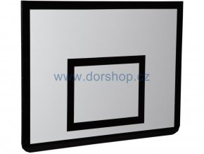 Basketbalová deska DOR-SPORT 1200x900 mm, VENKOVNÍ, OCELOVÝ RÁMEK, PŘEKLIŽKA