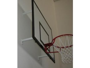 Konstrukce pro cvičný basketbal DOR-SPORT pro desku 1800 x 1050 (1200) mm, pevná, vysazení 300-950 mm